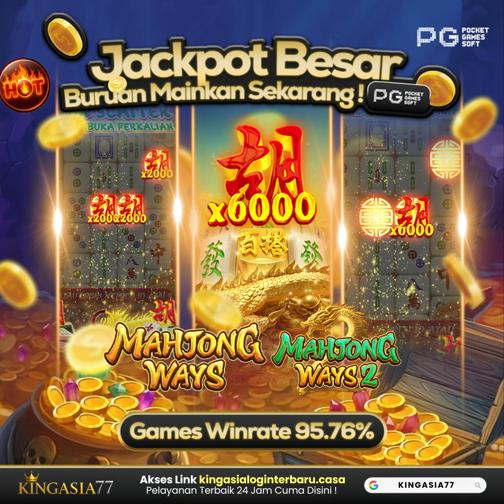 KINGASIA77 - Situs Kontributor Aplikasi Slot 777 Layanan Terbaik Situs King Asia77 JP x6000 image 1